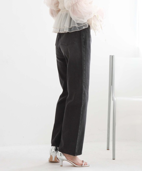 archives(アルシーヴ)の「ストレートデニム(デニムパンツ・レディース・ブラック/オフホワイト/ブルー/サックスブルー/ネイビー・SMALL/MEDIUM)」の13枚目の写真