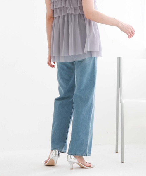 archives(アルシーヴ)の「ストレートデニム(デニムパンツ・レディース・ブラック/オフホワイト/ブルー/サックスブルー/ネイビー・SMALL/MEDIUM)」の18枚目の写真