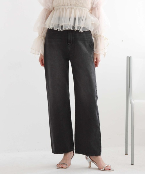 archives(アルシーヴ)の「ストレートデニム(デニムパンツ・レディース・ブラック/オフホワイト/ブルー/サックスブルー/ネイビー・SMALL/MEDIUM)」の15枚目の写真