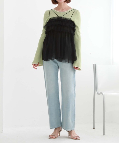 archives(アルシーヴ)の「ストレートデニム(デニムパンツ・レディース・ブラック/オフホワイト/ブルー/サックスブルー/ネイビー・SMALL/MEDIUM)」の21枚目の写真