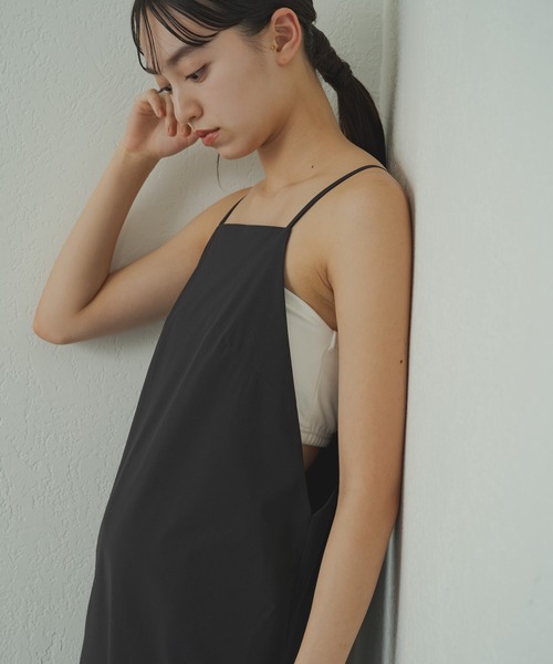 earthy（アーシー）の「【earthy_】キーピングキャミワンピース（ワンピース・レディース・ベージュ/ブラック・FREE）」の19枚目の写真