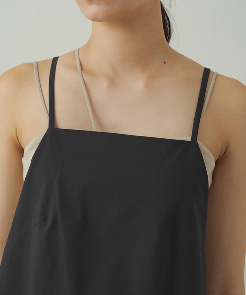 earthy（アーシー）の「【earthy_】キーピングキャミワンピース（ワンピース・レディース・ベージュ/ブラック・FREE）」の20枚目の写真