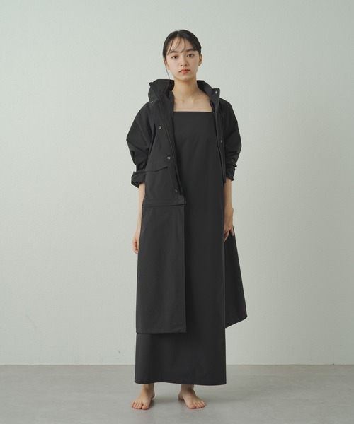 earthy（アーシー）の「【earthy_】キーピングキャミワンピース（ワンピース・レディース・ベージュ/ブラック・FREE）」の14枚目の写真