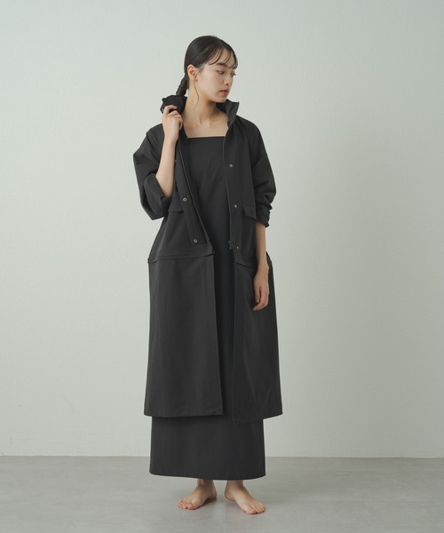 earthy（アーシー）の「【earthy_】キーピングキャミワンピース（ワンピース・レディース・ベージュ/ブラック・FREE）」の15枚目の写真