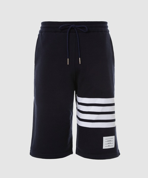 THOM BROWNE（トムブラウン）の「CLASSIC SWEAT SHORTS WITH ENGINEERED 4 BAR STRIPES IN CLASSIC LOOP BACK（その他パンツ・メンズ・ライトグレー/ブルー・0/1/2）」の2枚目の写真