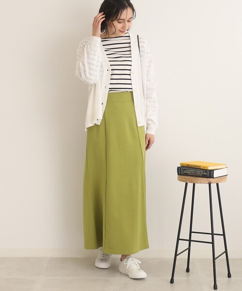 SHOO・LA・RUE（シューラルー）の「◆カーリングVネックカーディガン（カーディガン/ボレロ・レディース・ブラック/グレー系/ホワイト/ライトグリーン・00）」の15枚目の写真