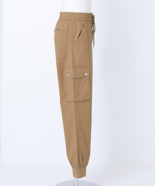 n'OrLABEL（ノアールレーベル）の「『ストレッチカーゴジョガーパンツ』（カーゴパンツ・メンズ・ブラック/ベージュ/ライトカーキ・M/L/XL）」の17枚目の写真