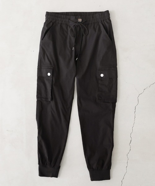 n'OrLABEL（ノアールレーベル）の「『ストレッチカーゴジョガーパンツ』（カーゴパンツ・メンズ・ブラック/ベージュ/ライトカーキ・M/L/XL）」の18枚目の写真