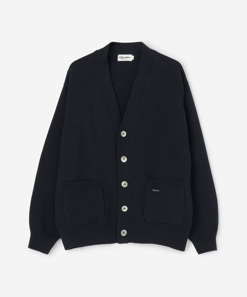 GYMPHLEX(ジムフレックス)の「Gymphlex | Vネックカーディガン MEN(カーディガン/ボレロ・メンズ・オフホワイト/イエロー/ダークネイビー/ダークグリーン/レッド・M/L/S)」の4枚目の写真