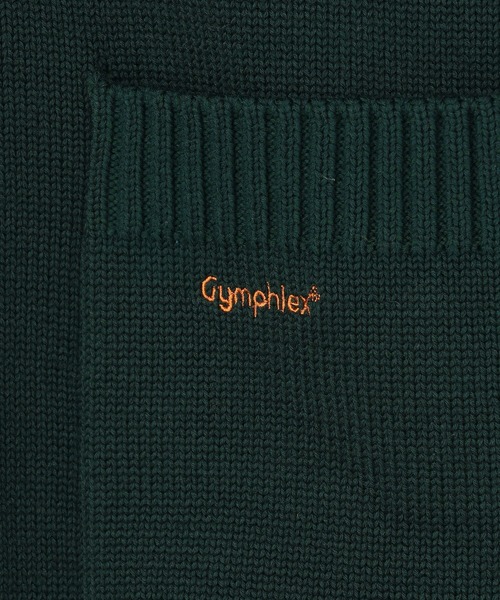 GYMPHLEX(ジムフレックス)の「Gymphlex | Vネックカーディガン MEN(カーディガン/ボレロ・メンズ・オフホワイト/イエロー/ダークネイビー/ダークグリーン/レッド・M/L/S)」の18枚目の写真