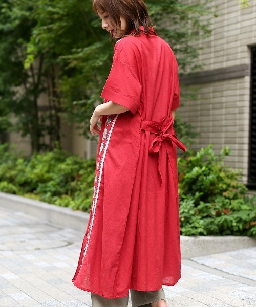 Amina(アミナ)の「Amina ラリシュワンピース【WEB限定】(ワンピース・レディース・レッド/イエロー・FREE)」の6枚目の写真