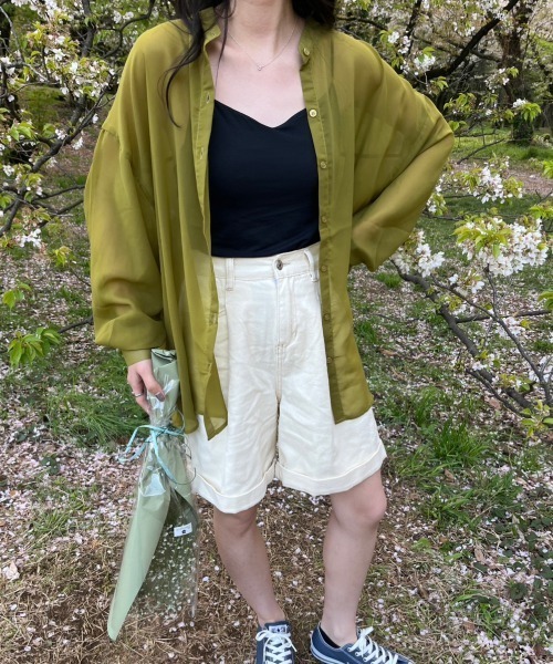 nemne store(ネンネストア)の「【低身長用サイズあり】ワイドショートパンツ(その他パンツ・レディース・ブラック/アイボリー・SMALL/MEDIUM)」の9枚目の写真