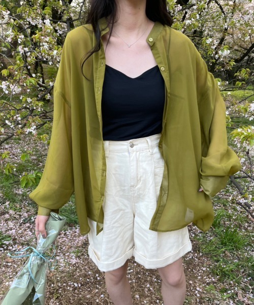 nemne store(ネンネストア)の「【低身長用サイズあり】ワイドショートパンツ(その他パンツ・レディース・ブラック/アイボリー・SMALL/MEDIUM)」の3枚目の写真