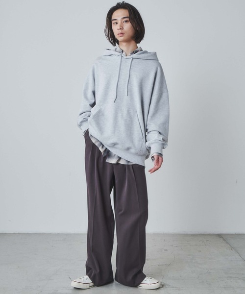 THE STANDARD（ザスタンダード）の「WEGO/【セットアップ対応】2タックトラウザー（スラックス・メンズ・ブラック系その他/ブラック・MEDIUM/LARGE）」の11枚目の写真