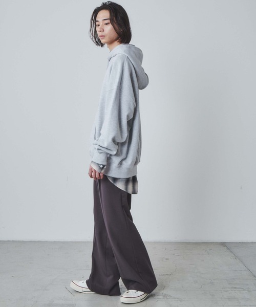 THE STANDARD（ザスタンダード）の「WEGO/【セットアップ対応】2タックトラウザー（スラックス・メンズ・ブラック系その他/ブラック・MEDIUM/LARGE）」の13枚目の写真