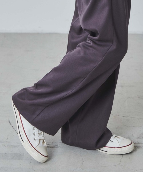 THE STANDARD（ザスタンダード）の「WEGO/【セットアップ対応】2タックトラウザー（スラックス・メンズ・ブラック系その他/ブラック・MEDIUM/LARGE）」の16枚目の写真