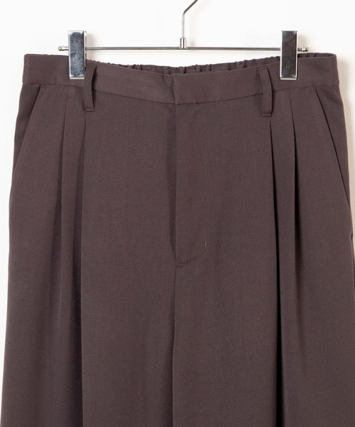 THE STANDARD（ザスタンダード）の「WEGO/【セットアップ対応】2タックトラウザー（スラックス・メンズ・ブラック系その他/ブラック・MEDIUM/LARGE）」の17枚目の写真