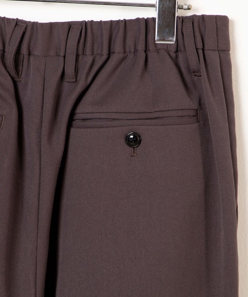 THE STANDARD（ザスタンダード）の「WEGO/【セットアップ対応】2タックトラウザー（スラックス・メンズ・ブラック系その他/ブラック・MEDIUM/LARGE）」の21枚目の写真