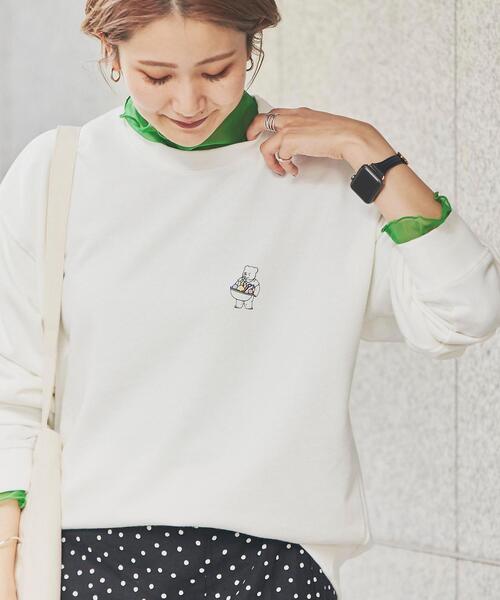 coen(コーエン)の「チュールメロータートルネックロンT(Tシャツ/カットソー・レディース・ブラック/オフホワイト/ケリーグリーン・M/L)」の10枚目の写真