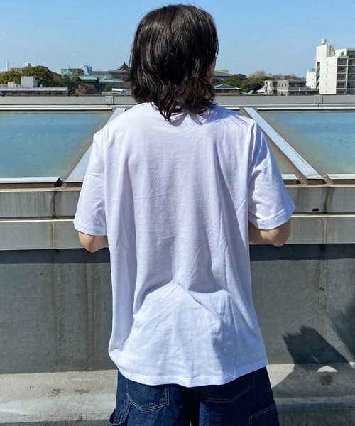 Hurley （ハーレー）の「Hurley/ハーレー ブランドロゴ プリントTシャツ/ワンポイント クルーネックTシャツ レギュラーフィット/ONE AND ONLY LOGO TEE MSS2200030（Tシャツ/カットソー・メンズ・ブラック/ホワイト/グレー/グリーン系その他/ホワイト系その他/ブラック×ピンク・L/M/XL）」の9枚目の写真