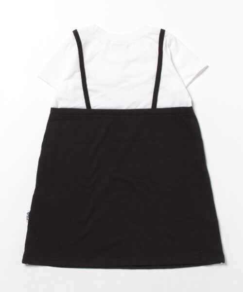 FILA(フィラ)の「FILA/フィラ キッズ フェイクレイヤーワンピース(ワンピース・キッズ・ブラック/ラベンダー・110/120/130)」の3枚目の写真