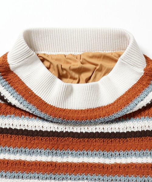 B:MING by BEAMS(ビーミングバイビームス)の「B:MING by BEAMS / マルチボーダー スカート(スカート・レディース・ブルー/オレンジ・FREE)」の16枚目の写真