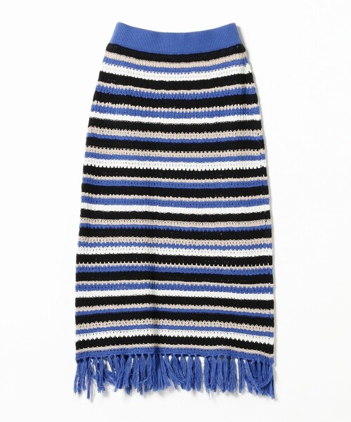 B:MING by BEAMS(ビーミングバイビームス)の「B:MING by BEAMS / マルチボーダー スカート(スカート・レディース・ブルー/オレンジ・FREE)」の20枚目の写真