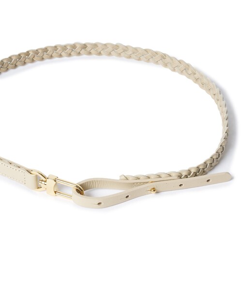 ANAYI（アナイ）の「メッシュコンビベルト（ベルト・レディース・アイボリー/キャメル/ブラック・FREE）」の16枚目の写真