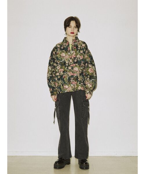 jouetie（ジュエティ）の「カーゴデニム（カーゴパンツ・レディース・ライトブルー/ブラック・SMALL/MEDIUM）」の16枚目の写真