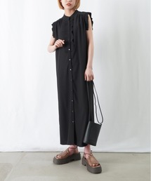 新品タグ付き　ルカ　レディラックルカ　 プリーツ切替カットワンピース　24AW 新品タグ付き ルカ レディラックルカ プリーツ切替カット