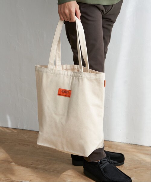UNIVERSAL OVERALL（ユニバーサルオーバーオール）の「UNIVERSAL OVERALL キャンバストートバッグ（トートバッグ・メンズ・ブラック/オフホワイト/キャメル/オリーブ/その他2・FREE）」の11枚目の写真