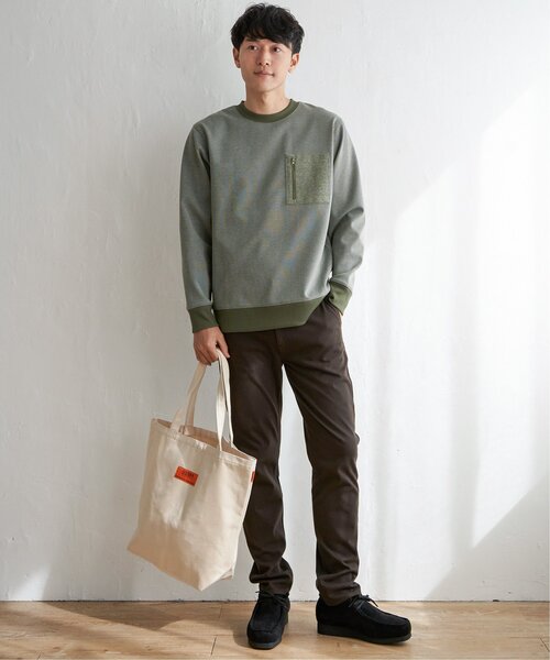 UNIVERSAL OVERALL（ユニバーサルオーバーオール）の「UNIVERSAL OVERALL キャンバストートバッグ（トートバッグ・メンズ・ブラック/オフホワイト/キャメル/オリーブ/その他2・FREE）」の13枚目の写真