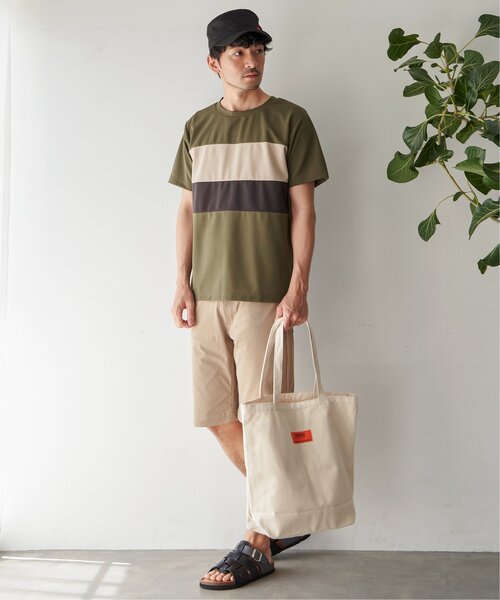 UNIVERSAL OVERALL（ユニバーサルオーバーオール）の「UNIVERSAL OVERALL キャンバストートバッグ（トートバッグ・メンズ・ブラック/オフホワイト/キャメル/オリーブ/その他2・FREE）」の15枚目の写真