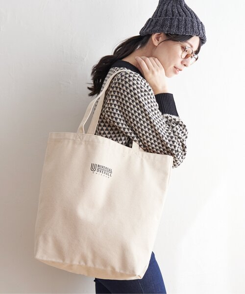 UNIVERSAL OVERALL（ユニバーサルオーバーオール）の「UNIVERSAL OVERALL キャンバストートバッグ（トートバッグ・メンズ・ブラック/オフホワイト/キャメル/オリーブ/その他2・FREE）」の16枚目の写真