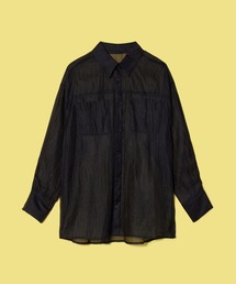 【MODE】レギュラーカラーシアーシャツ