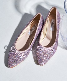 NICAL（ニカル）の「【NICAL】ポインテッドトゥグリッターバレエシューズ/34117（バレエシューズ）」