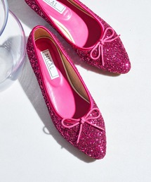 NICAL（ニカル）の「【NICAL】ポインテッドトゥグリッターバレエシューズ/34117（バレエシューズ）」