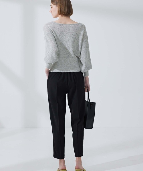 CEDNIE（セドニー）の「センタースリットテーパードパンツ（その他パンツ・レディース・ブラック/グリーン系その他2・M/S）」の12枚目の写真