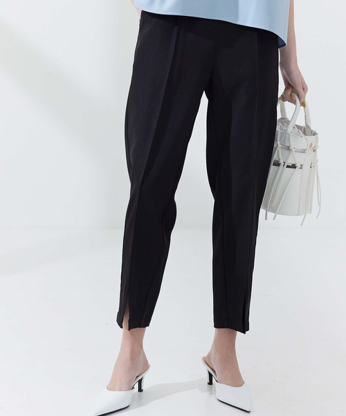 CEDNIE（セドニー）の「センタースリットテーパードパンツ（その他パンツ・レディース・ブラック/グリーン系その他2・M/S）」の22枚目の写真