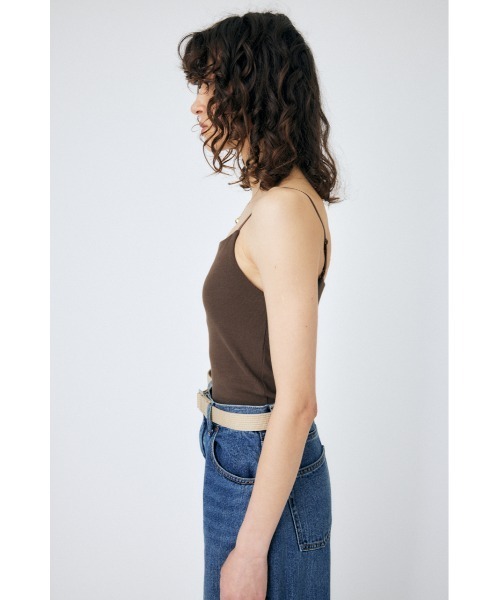 MOUSSY（マウジー）の「HORIZON キャミソール（キャミソール・レディース・ブラウン/ターコイズブルー/ブラック/ピンク/ライトオレンジ系/ホワイト・FREE）」の10枚目の写真