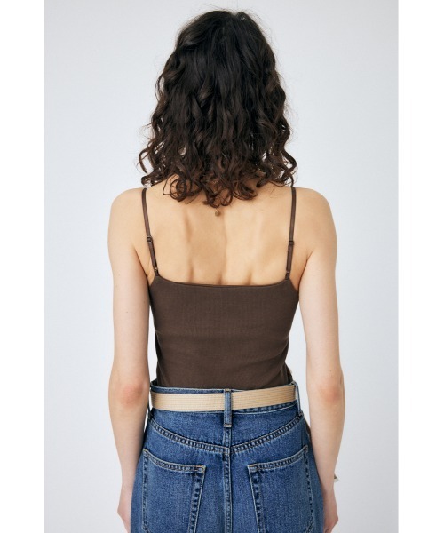 MOUSSY（マウジー）の「HORIZON キャミソール（キャミソール・レディース・ブラウン/ターコイズブルー/ブラック/ピンク/ライトオレンジ系/ホワイト・FREE）」の11枚目の写真