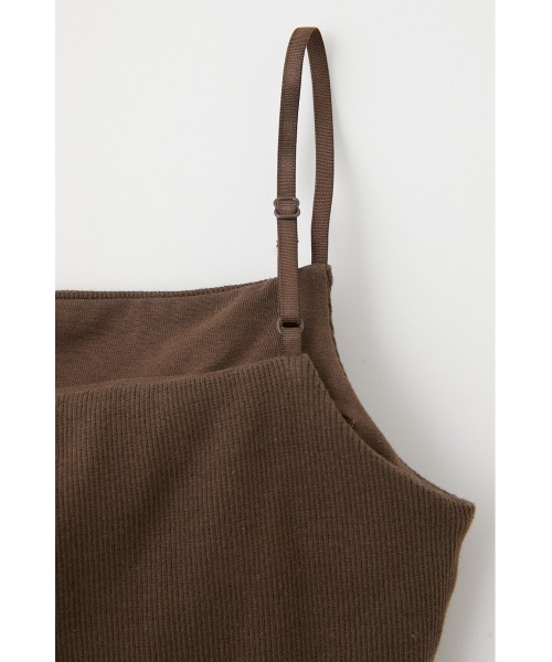 MOUSSY（マウジー）の「HORIZON キャミソール（キャミソール・レディース・ブラウン/ターコイズブルー/ブラック/ピンク/ライトオレンジ系/ホワイト・FREE）」の18枚目の写真