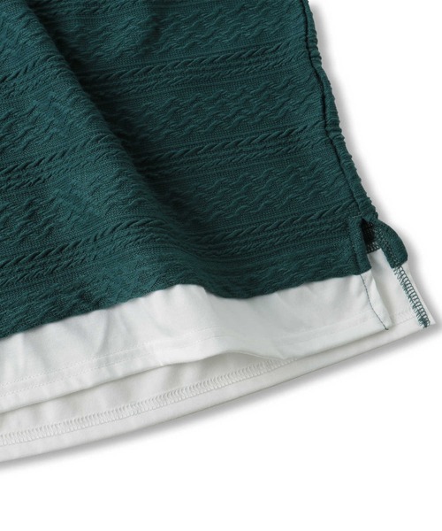 MPS(エムピーエス)の「【MPS】接触冷感カットジャガードT(Tシャツ/カットソー・キッズ・グリーン/ブラック・105/120/130/140/150/160)」の6枚目の写真