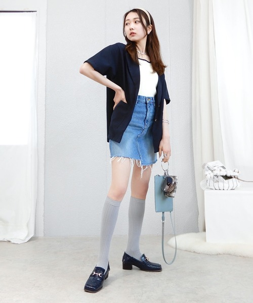 alala（アララ）の「スクエアトゥビットヒールローファー（ローファー・レディース・ブラック/ネイビー/ワインレッド・LL/S/M/L）」の13枚目の写真