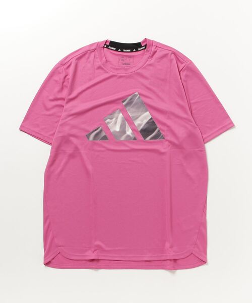 adidas(アディダス)の「アディダス adidas Designed for Movement HIIT_トレーニング Tシャツ(Tシャツ/カットソー・メンズ・ライトグレー/パープル/ホワイト・LL/L/M/3L/S)」の3枚目の写真