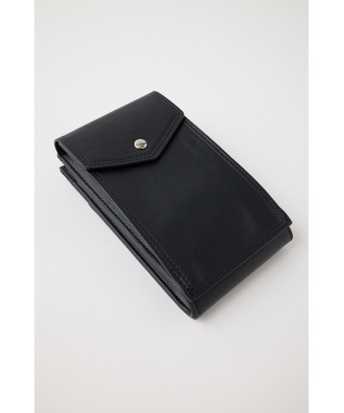 MOUSSY（マウジー）の「MULTI ケース（ポーチ・レディース・ブラック/シルバー・FREE）」の5枚目の写真