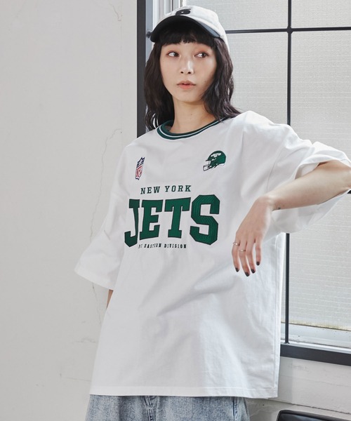 WEGO（ウィゴー）の「∴WEGO/別注 NFL ラインリブ刺繍T（Tシャツ
