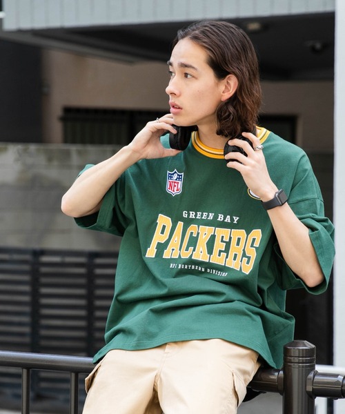 NFL Tシャツ ラッセル（RUSSELL）（メンズ）NFLコラボ 半袖Tシャツ RBM24S0015 WHRE