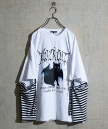 JOHN'S CLOSET | 【13】2WAY SLEEVE グラフィックプリント BIG TEE(Tシャツ/カットソー)