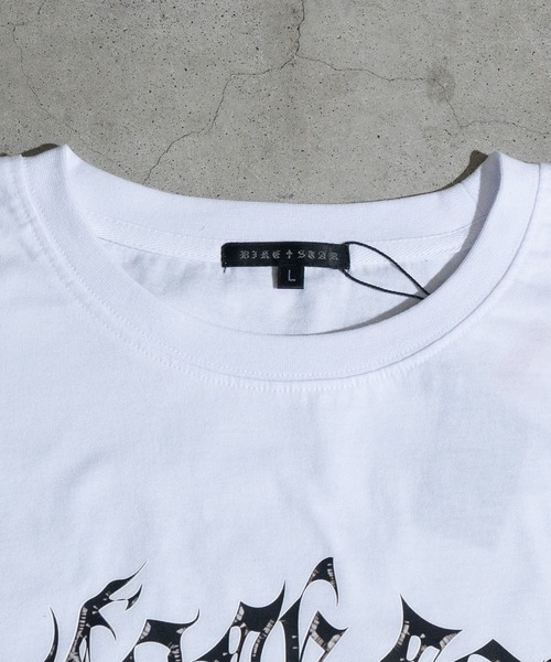 JOHN'S CLOSET（ジョンズクローゼット）の「【13】2WAY SLEEVE グラフィックプリント BIG　TEE（Tシャツ/カットソー・メンズ・ホワイト系その他/ブラック/ブラック系その他/ホワイト/ホワイト系1/ホワイト系2/ブラック系1/ブラック系2・LARGE/MEDIUM）」の10枚目の写真